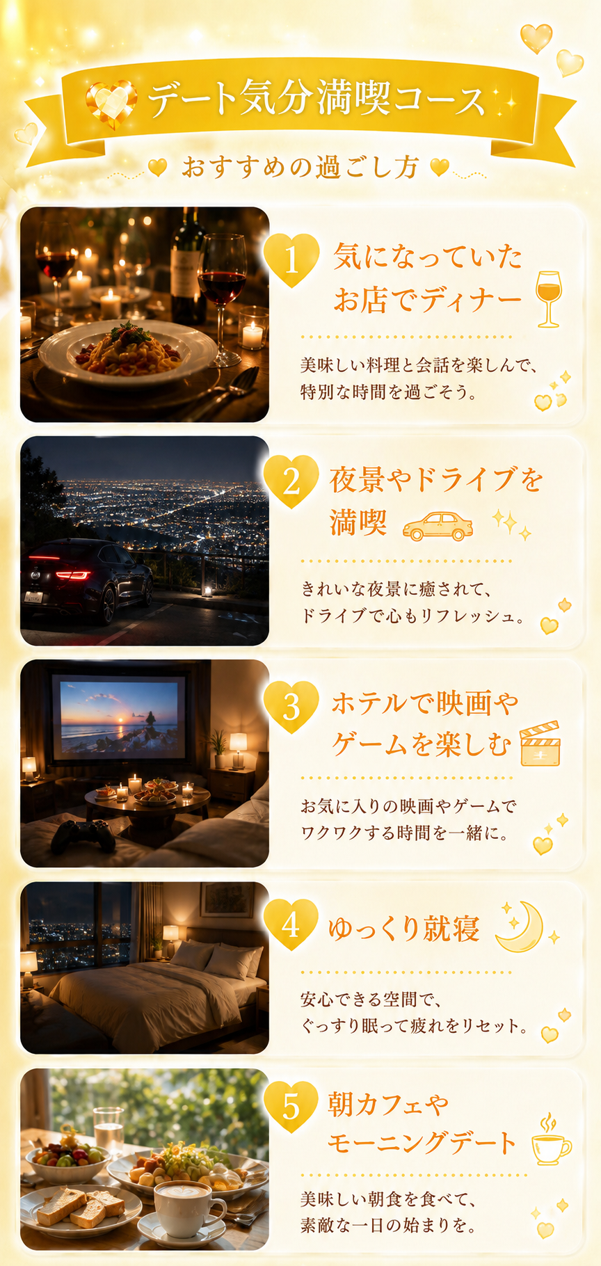 デート気分満喫コース