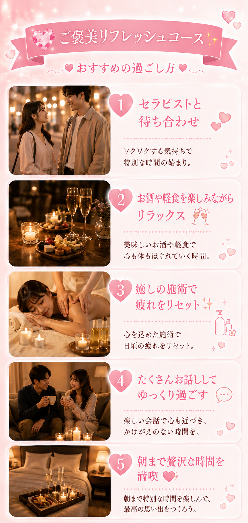 ご褒美リフレッシュコース