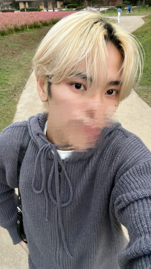 SUZU(ｽｽﾞ) センター分けの時の写真！