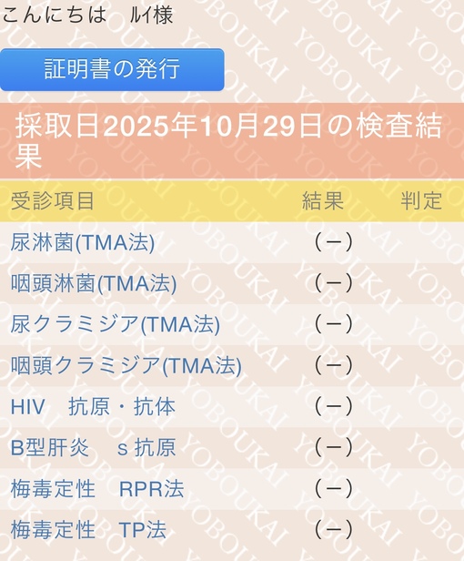 RUI(ルイ) ✨性病検査✨