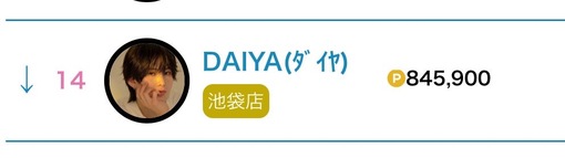 DAIYA(ﾀﾞｲﾔ) 【企画】〇〇リスト11月中間報告