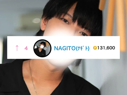 NAGITO(ﾅｷﾞﾄ) デイリーランクイン✨️✨️