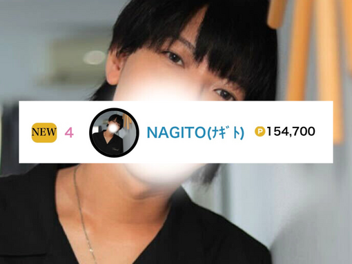 NAGITO(ﾅｷﾞﾄ) デイリーランクイン✨️