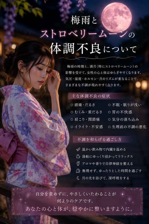 オアシス福岡広報 梅雨とストロベリームーン🍓🌕