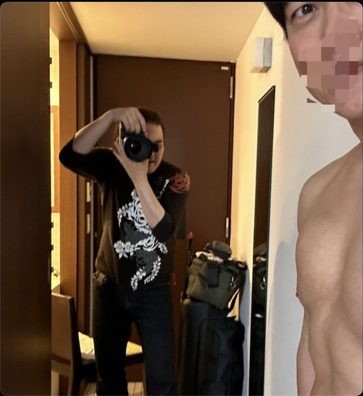 大型新人T パネル写真撮影