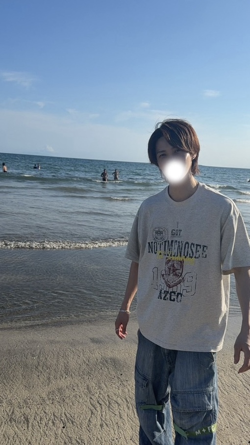 REI(ﾚｲ) マッチョ達と海へ🍉