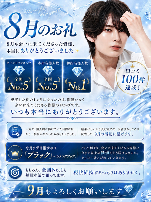 DAIYA(ﾀﾞｲﾔ) 【8月のお礼】