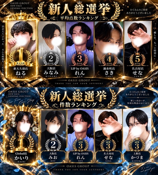 SENA(セナ) 新人総選挙結果発表！！