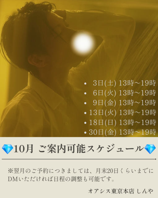 SHINYA(ｼﾝﾔ) 《 📩ご予約フォーマット / 🗓スケジュール 》