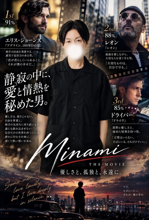 MINAMI(ﾐﾅﾐ) 僕を映画の主人公に例えたら…�